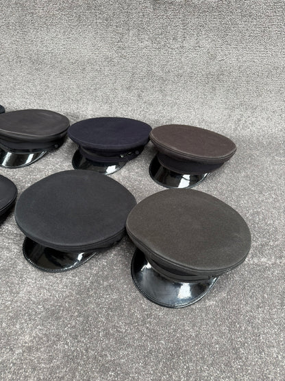 Ex Police Peak Cap Hat Job Lot x8 Theatre Headwear Uniform Film Prop Lot