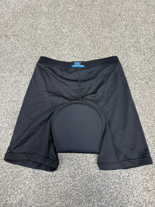 Ex Police KIT Padded Black Cycling Shorts - Large