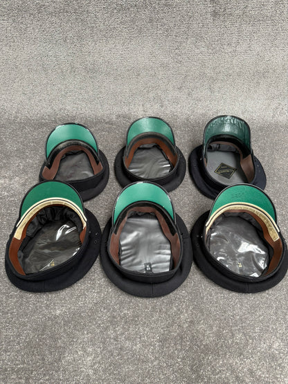 Ex Police Peak Cap Hat Job Lot x6 Theatre Headwear Uniform Film Prop Lot