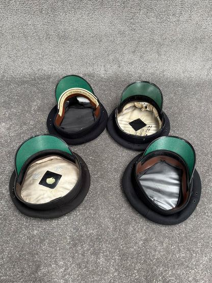 Ex Police Peak Cap Hat Job Lot x4 Theatre Headwear Uniform Film Prop Lot