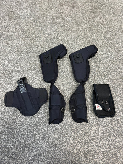 Ex Police Taser Glock Holster Job Lot Airsoft Film / Tv Uniform Prop