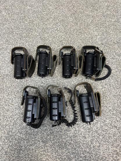 7x Ex Police Peter Jones CS Pepper Spray Holder Job Lot Bundle Security