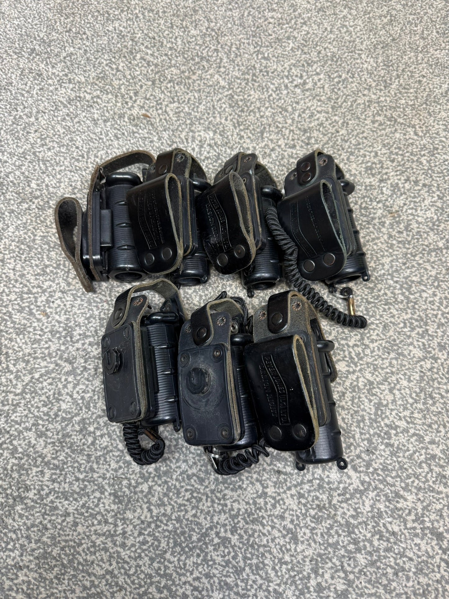 7x Ex Police Peter Jones CS Pepper Spray Holder Job Lot Bundle Security