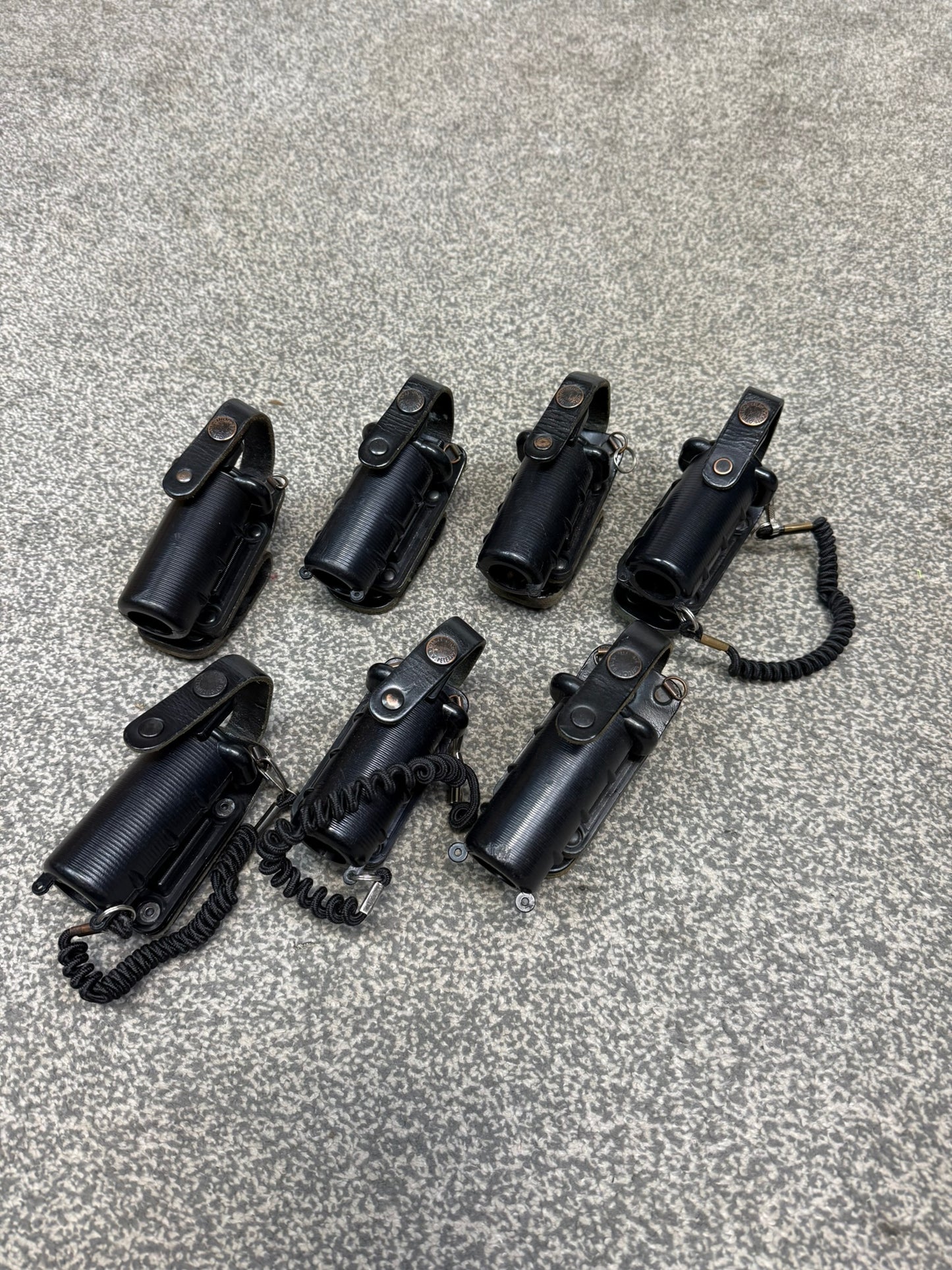 7x Ex Police Peter Jones CS Pepper Spray Holder Job Lot Bundle Security