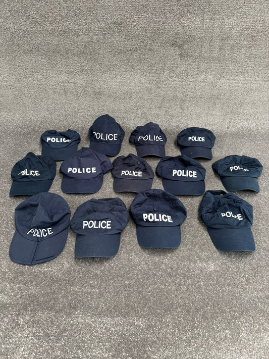 Ex Police Baseball Cap Job Lot x13 Collectors Display Film TV Uniform
