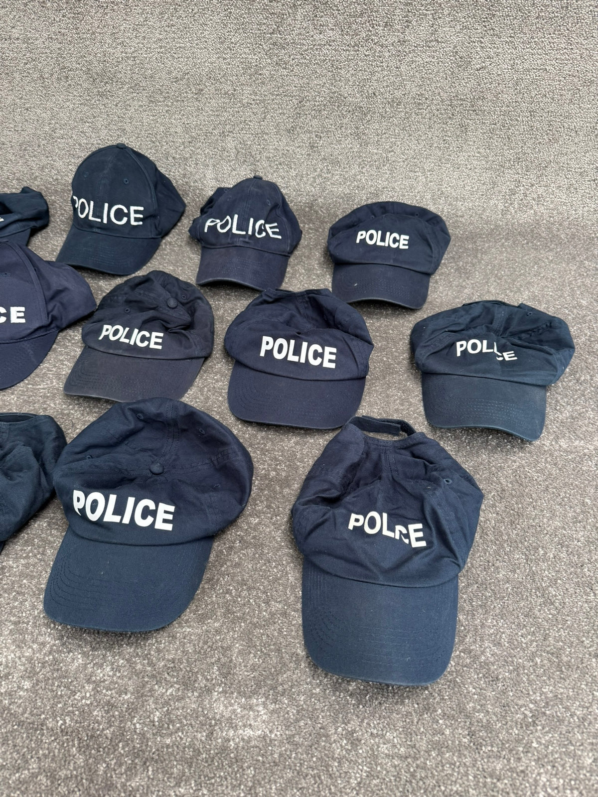 Ex Police Baseball Cap Job Lot x13 Collectors Display Film TV Uniform