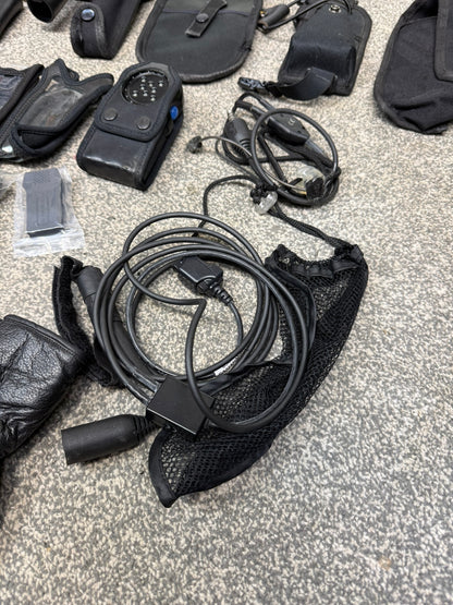 Ex Police Accessory Job Lot Belt Pouches Gloves Torch Cuff Holders Security Lot
