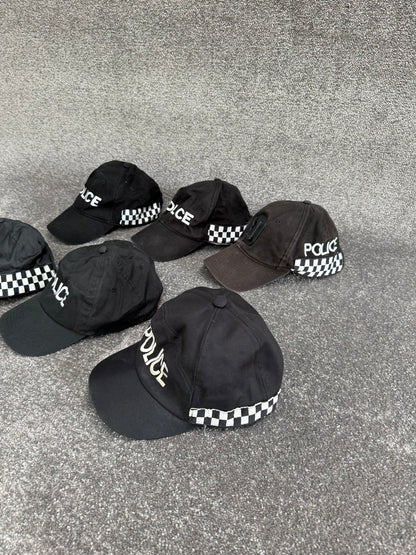 Ex Police Baseball Cap Job Lot x6 Collectors Display Film TV Uniform