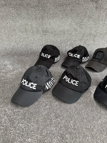 Ex Police Baseball Cap Job Lot x6 Collectors Display Film TV Uniform