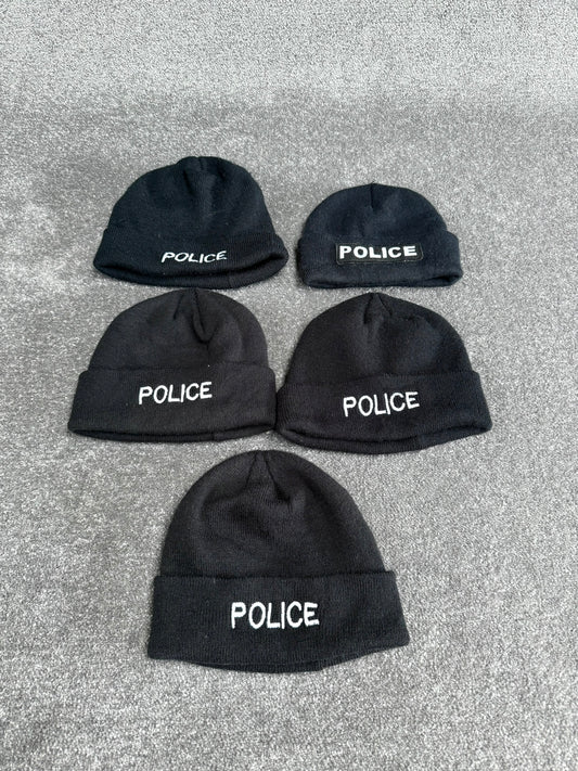 Ex Police Beanie Hat Job Lot x5 Collectors Display Film TV Uniform