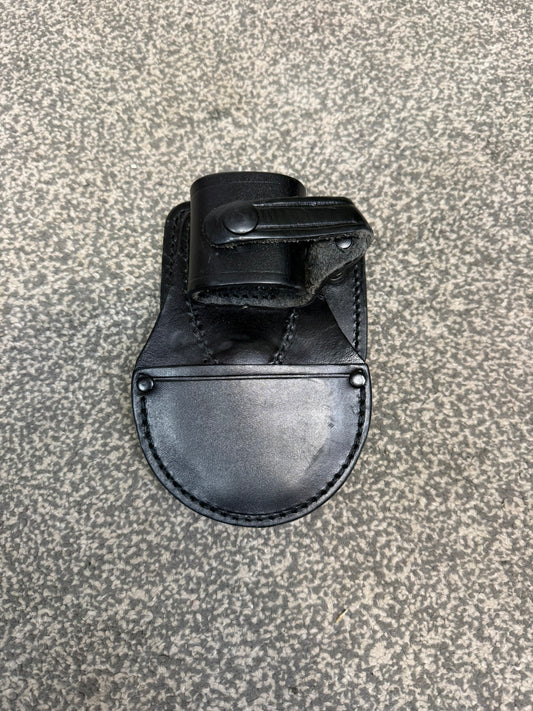 Ex Police PWL Leather Handcuff Pouch Rigid Cuff Belt Holder Security Prison