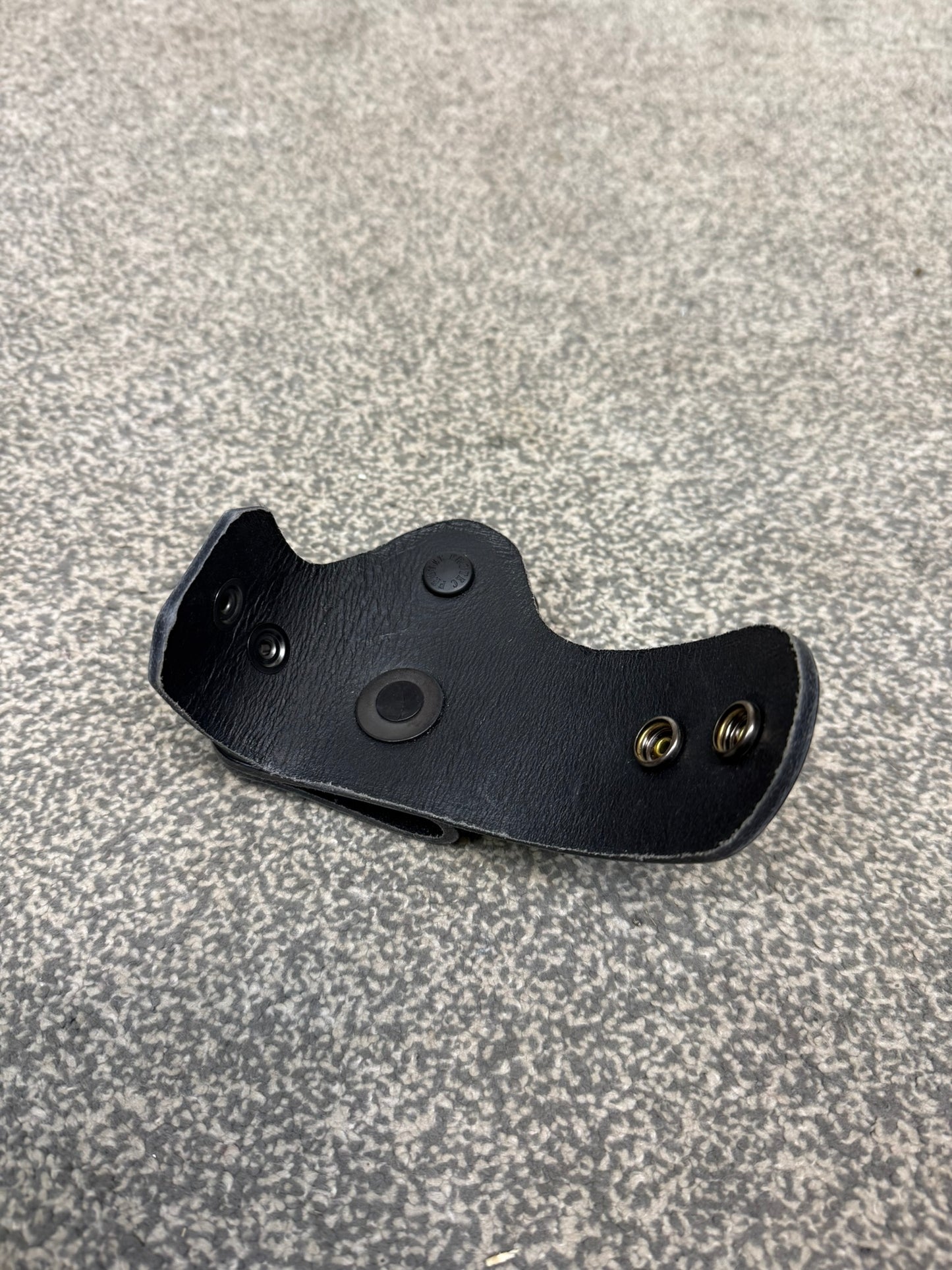 Ex Police Protec Leather Handcuff Pouch Rigid Cuff Belt Holder Security Prison