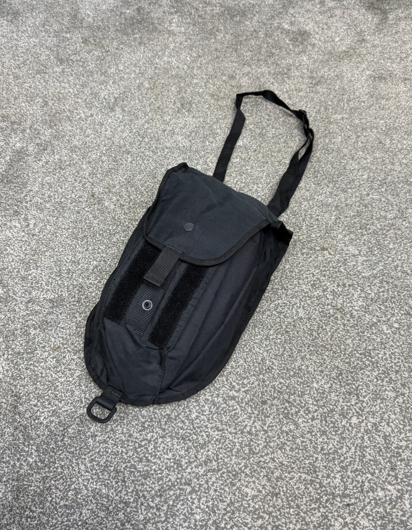 Ex Police Black Gas Mask Respirator Tactical Storage Bag Shoulder Haversack
