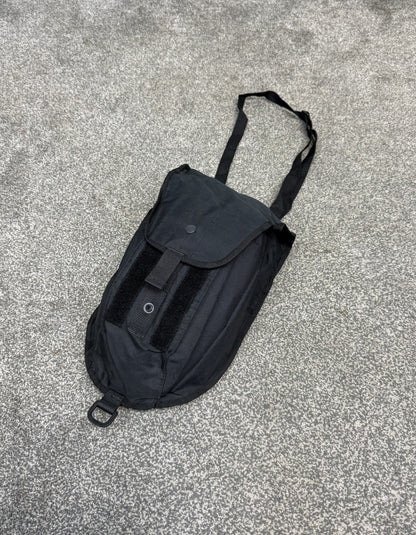 Ex Police Black Gas Mask Respirator Tactical Storage Bag Shoulder Haversack