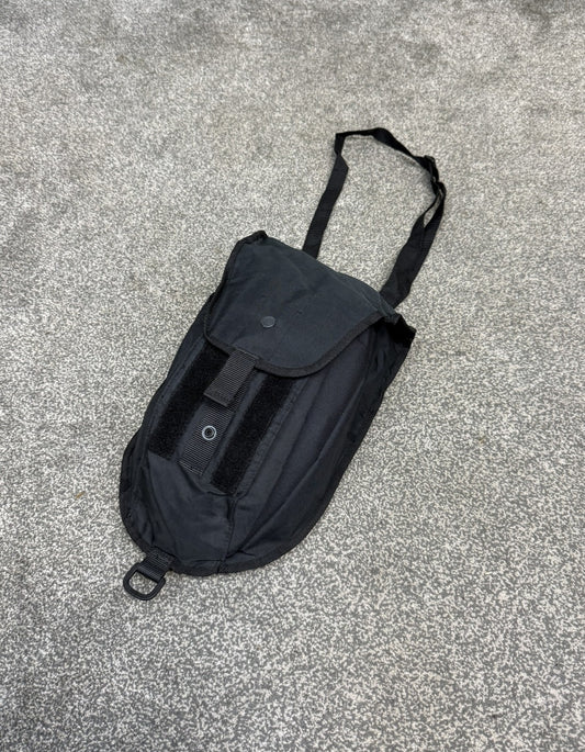 Ex Police Black Gas Mask Respirator Tactical Storage Bag Shoulder Haversack