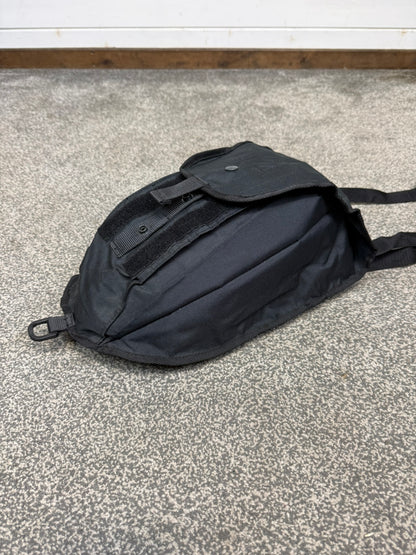 Ex Police Black Gas Mask Respirator Tactical Storage Bag Shoulder Haversack
