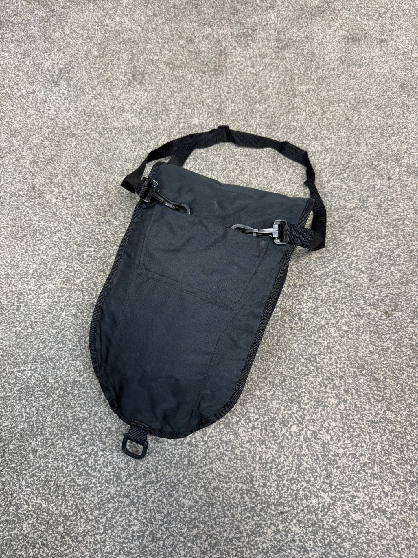 Ex Police Black Gas Mask Respirator Tactical Storage Bag Shoulder Haversack