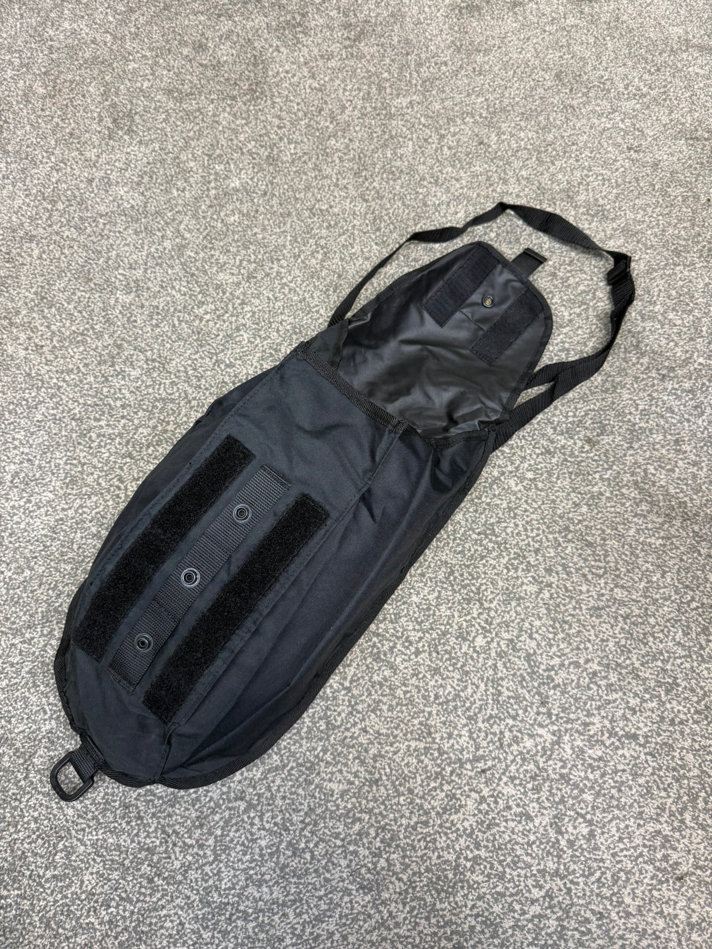 Ex Police Black Gas Mask Respirator Tactical Storage Bag Shoulder Haversack