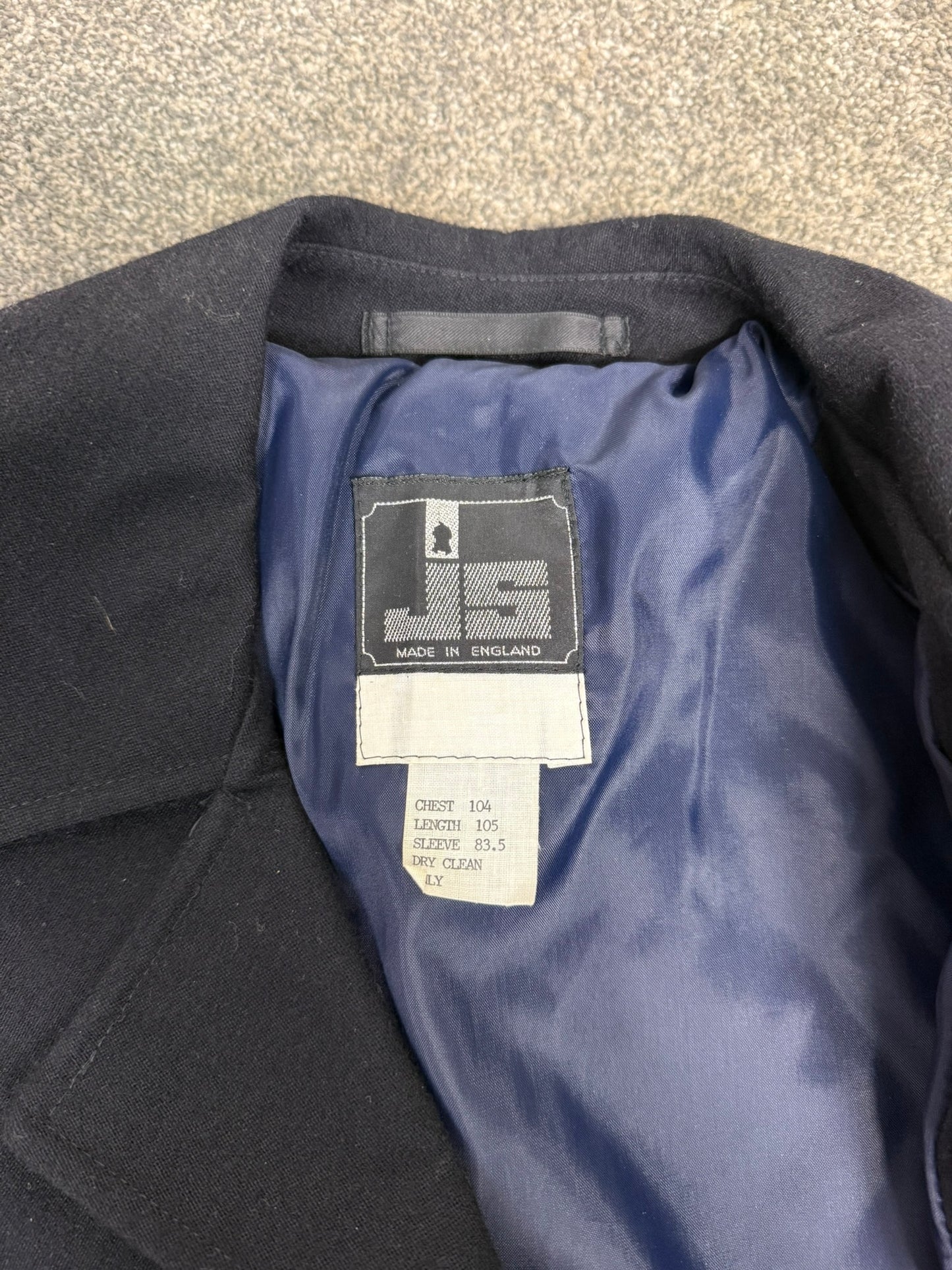 Ex Police J+S Rainwear Overcoat Trench Coat Long Coat 41" Chest