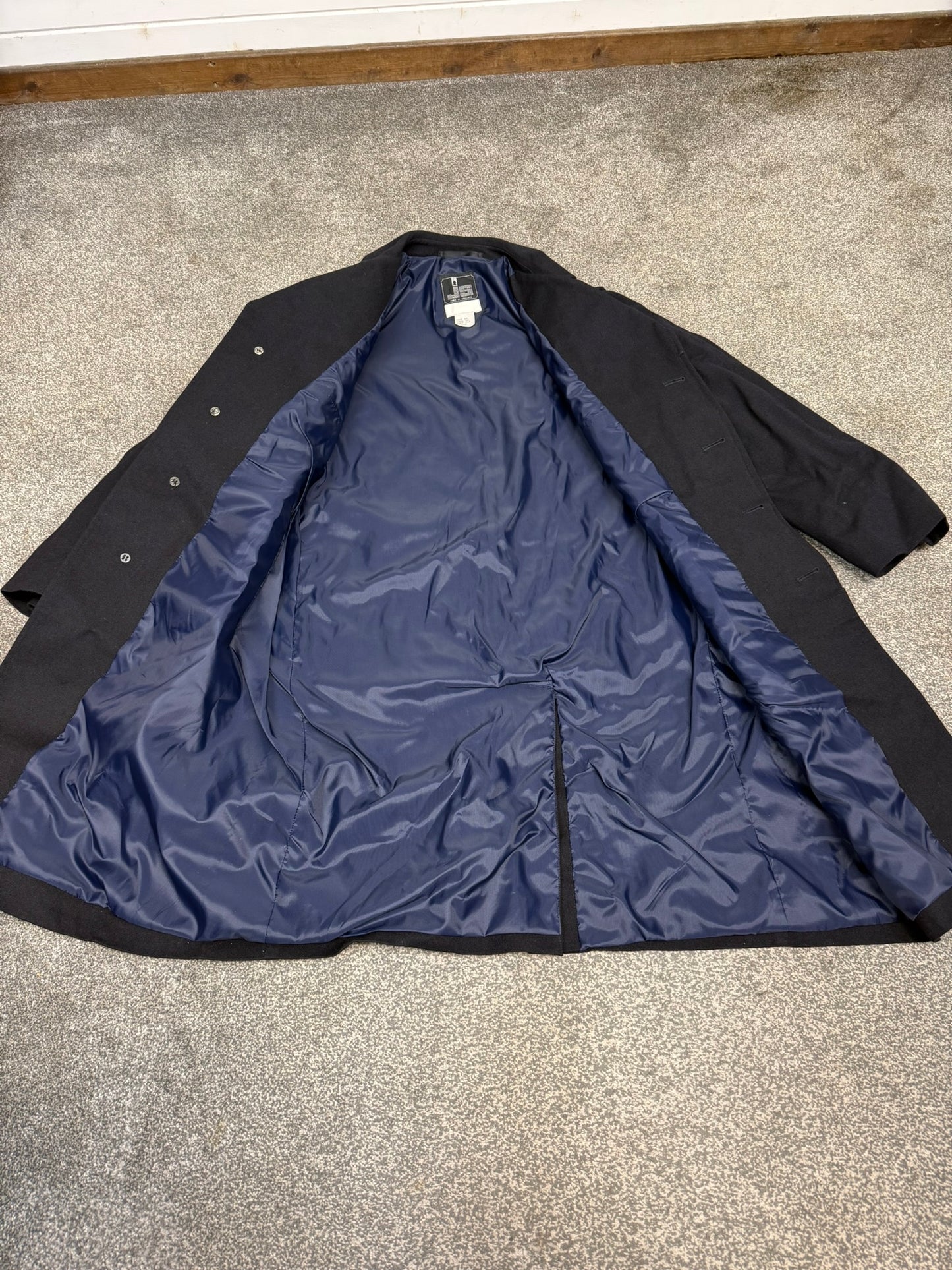 Ex Police J+S Rainwear Overcoat Trench Coat Long Coat 41" Chest