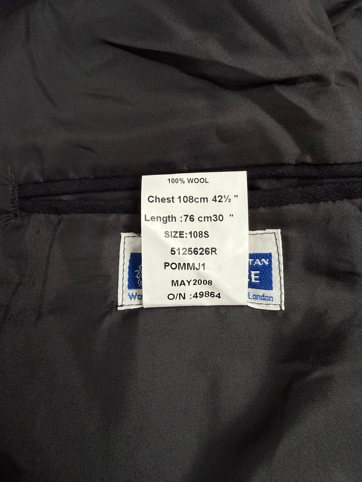 Ex Met Police Men's Dress Tunic 42.5" Chest Fancy Dress Theatre Collector