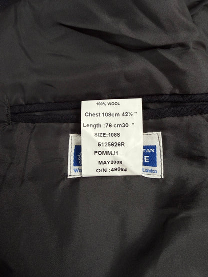 Ex Met Police Men's Dress Tunic 42.5" Chest Fancy Dress Theatre Collector