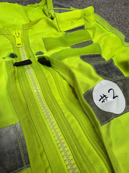 4x Ex Police Hi Vis Utility Tac Vest Job Lot Security Equipment Patrol Vests Grd B