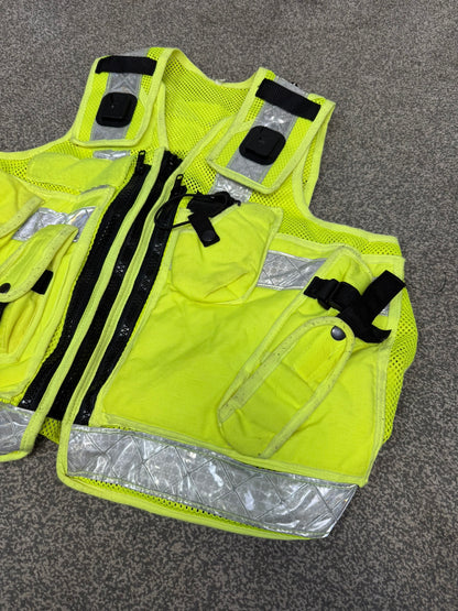 Ex Police Hi Vis Utility Tac Vest Medium Security Patrol Equipment Vest Marshall