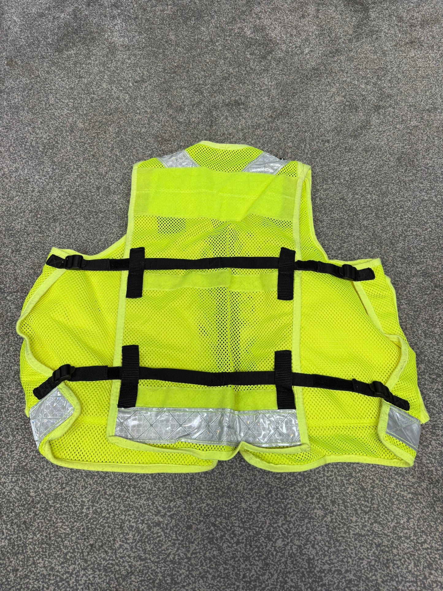 Ex Police Hi Vis Utility Tac Vest Medium Security Patrol Equipment Vest Marshall
