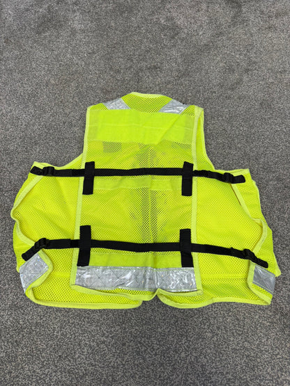 Ex Police Hi Vis Utility Tac Vest Medium Security Patrol Equipment Vest Marshall