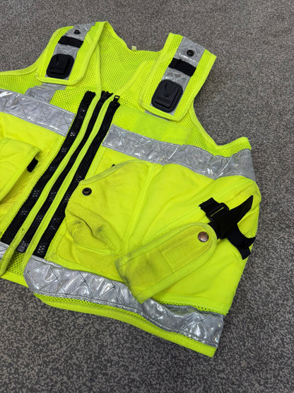 Ex Police Hi Vis Utility Tac Vest Large Security Patrol Equipment Vest Marshall