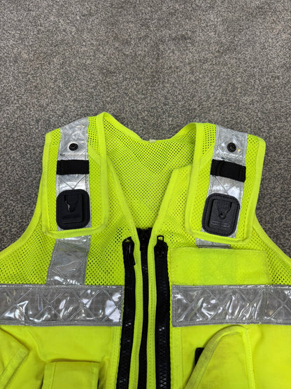 Ex Police Hi Vis Utility Tac Vest Large Security Patrol Equipment Vest Marshall