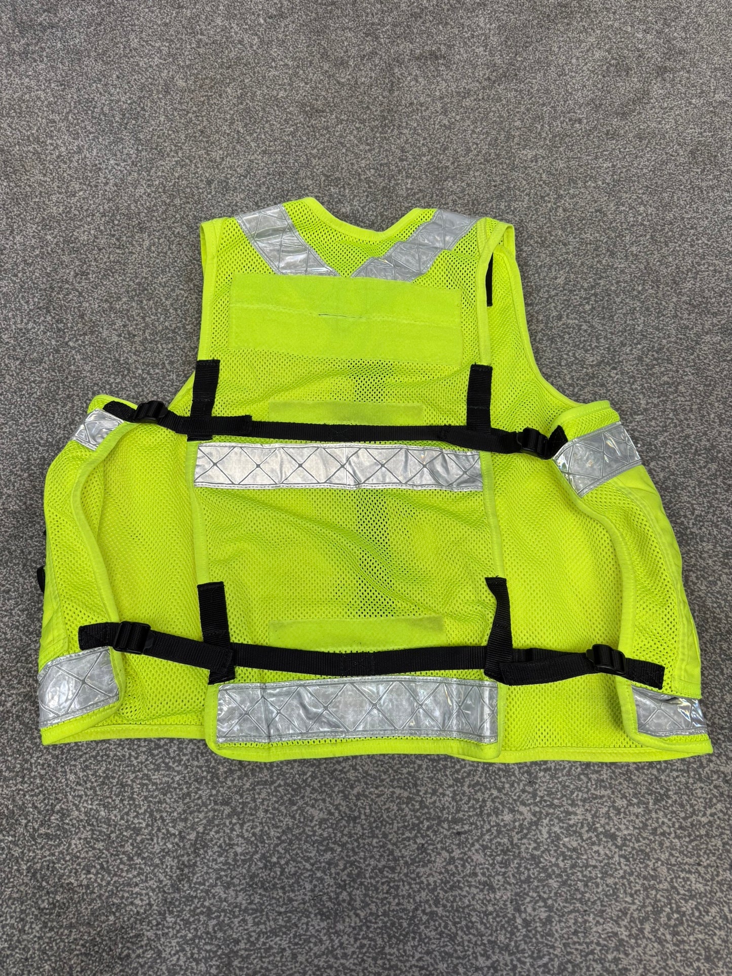 Ex Police Hi Vis Utility Tac Vest Large Security Patrol Equipment Vest Marshall