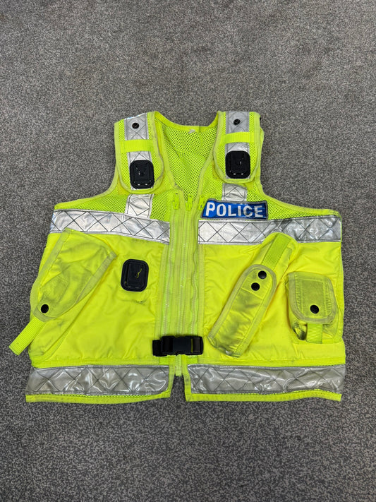 Ex Police Arktis Hi Vis Utility Tac Vest BADGED Small Patrol Equipment Vest TV Film Display