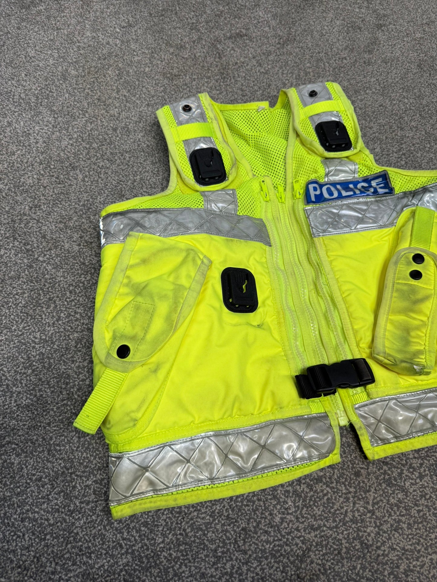Ex Police Arktis Hi Vis Utility Tac Vest BADGED Small Patrol Equipment Vest TV Film Display