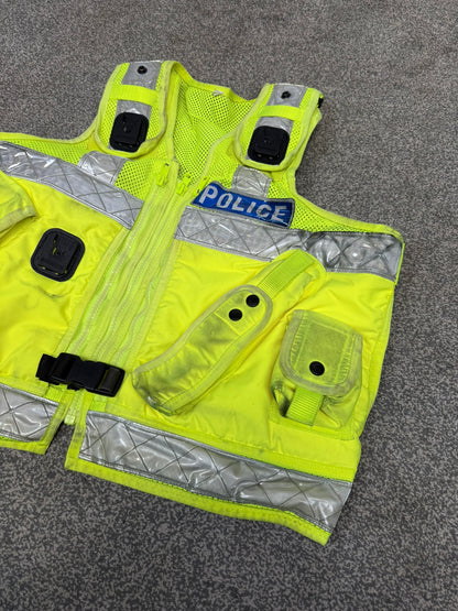Ex Police Arktis Hi Vis Utility Tac Vest BADGED Small Patrol Equipment Vest TV Film Display