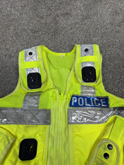 Ex Police Arktis Hi Vis Utility Tac Vest BADGED Small Patrol Equipment Vest TV Film Display