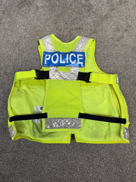 Ex Police Arktis Hi Vis Utility Tac Vest BADGED Small Patrol Equipment Vest TV Film Display