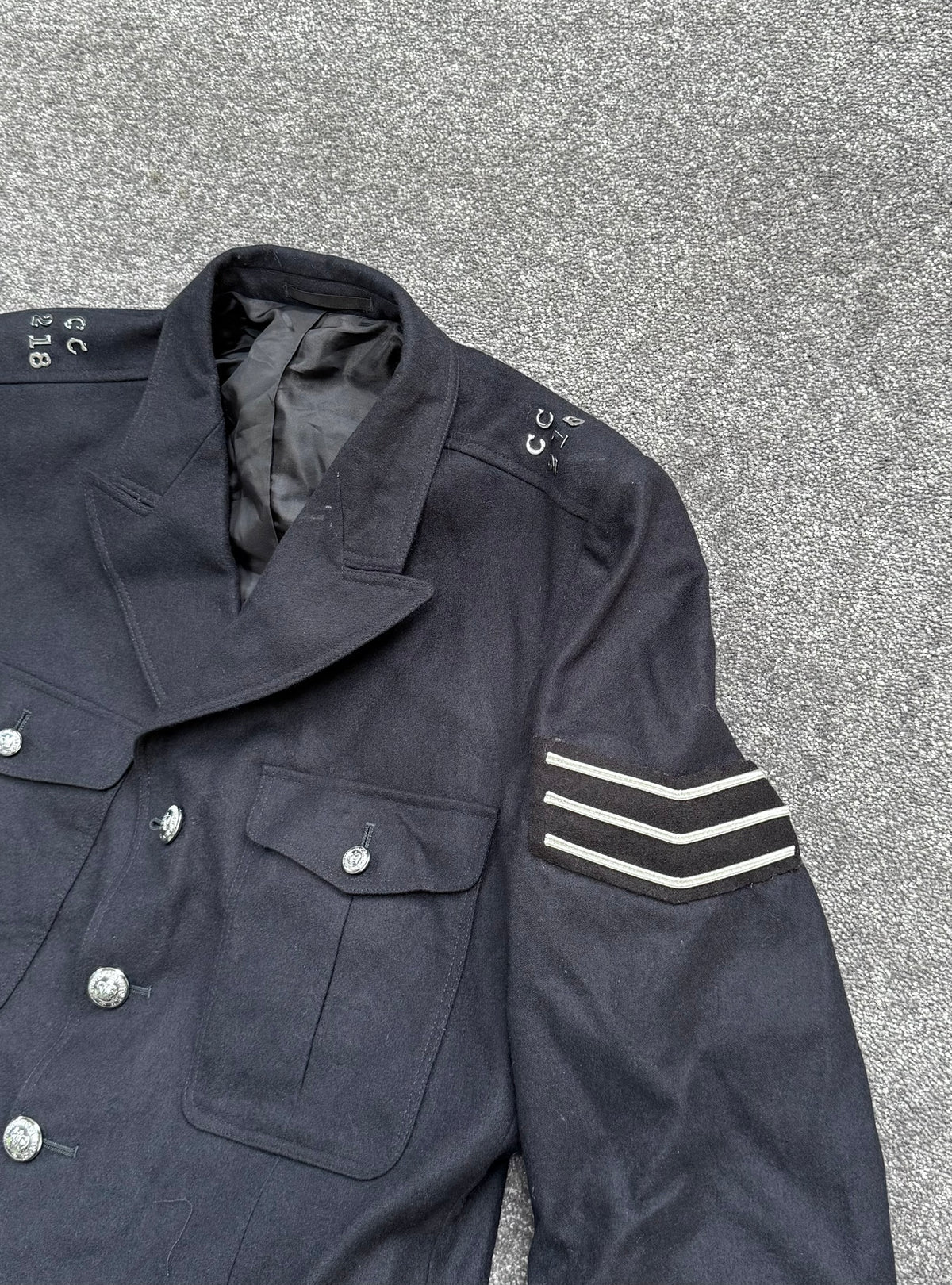 Ex Met Police Sergeant Men's Dress Tunic 44" Chest Fancy Dress Theatre Collector
