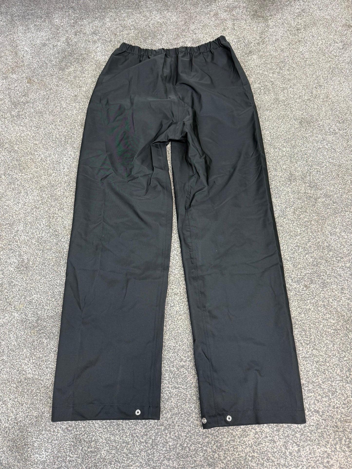 Ex Police Black Waterproof Over Trousers Builder Biker Outdoor Wet Weather Rain Trousers