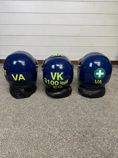 Ex Police Riot Helmet Public Order Badged Collectable Display Airsoft