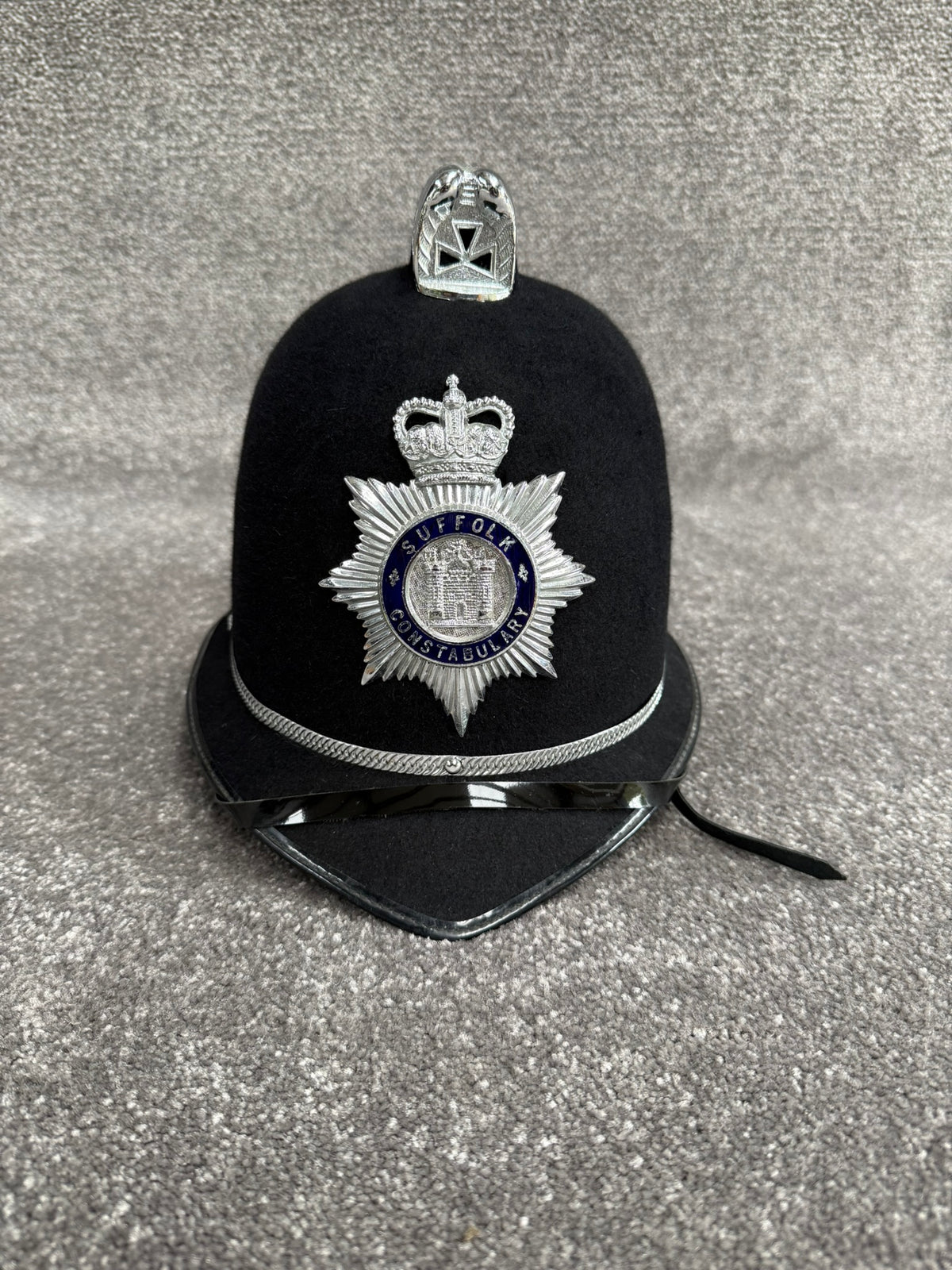 Ex Suffolk Police Coxcomb Bobby Helmet 59cm Collector Display Film / TV
