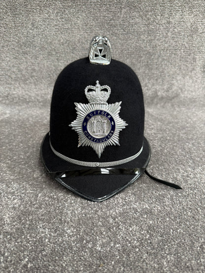 Ex Suffolk Police Coxcomb Bobby Helmet 59cm Collector Display Film / TV