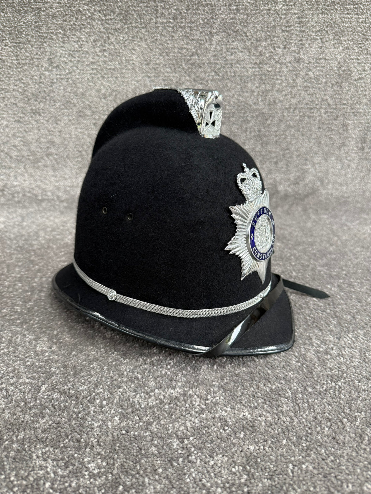 Ex Suffolk Police Coxcomb Bobby Helmet 59cm Collector Display Film / TV