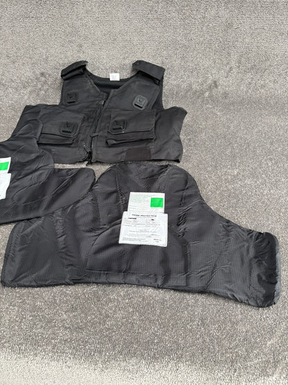 Ex Police Hawk Body Armour Stab Vest LARGE Anti Stab & Ballistic HG1A & KR1