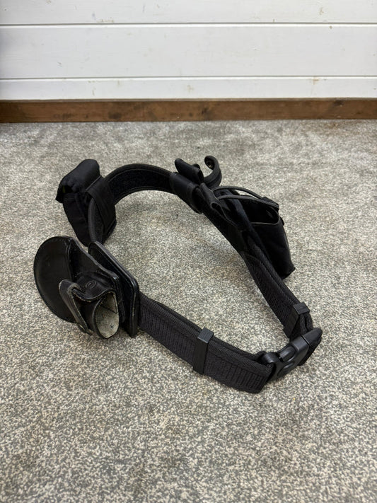 Ex Police Nylon Belt Cuff Radio Pouch Fast Strap Restraint 35" Waist Genuine Security Equipment
