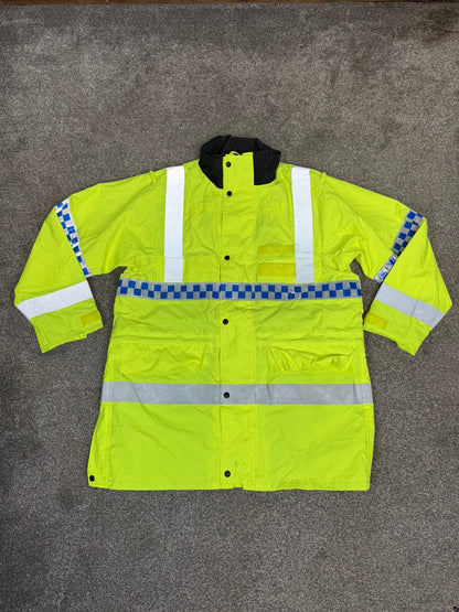 5x Ex Police Hi-Vis Waterproof Jacket Coat Job Lot Mixed Bundle Security Recovery Dog Walking
