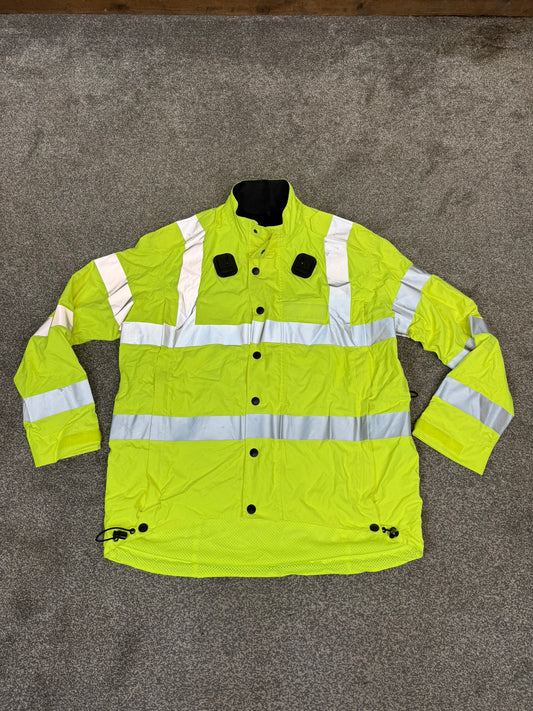 Ex Police Hi Vis Cycling Jacket MEDIUM Cyclist Waterproof Coat Security Events