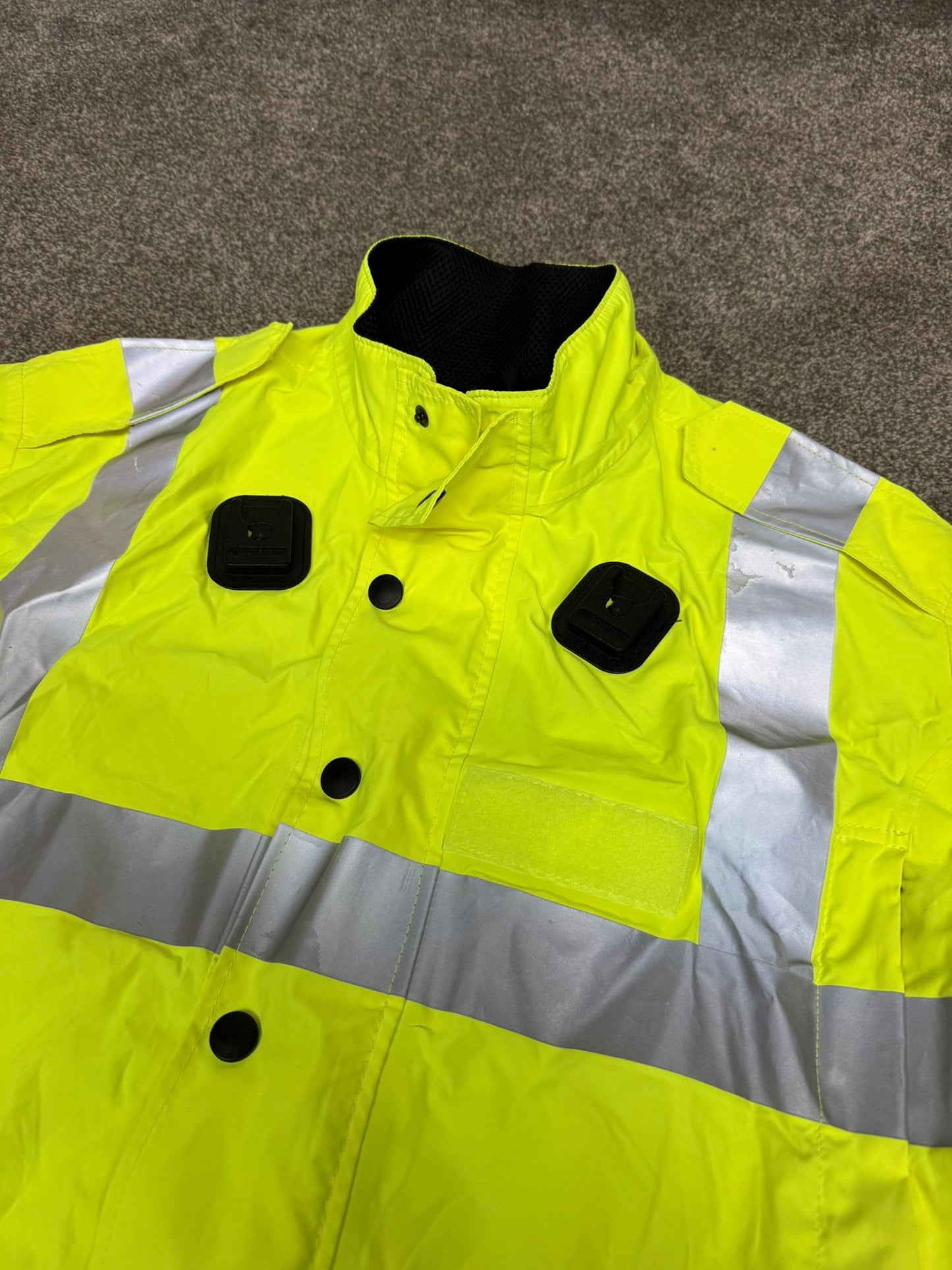 Ex Police Hi Vis Cycling Jacket MEDIUM Cyclist Waterproof Coat Security Events