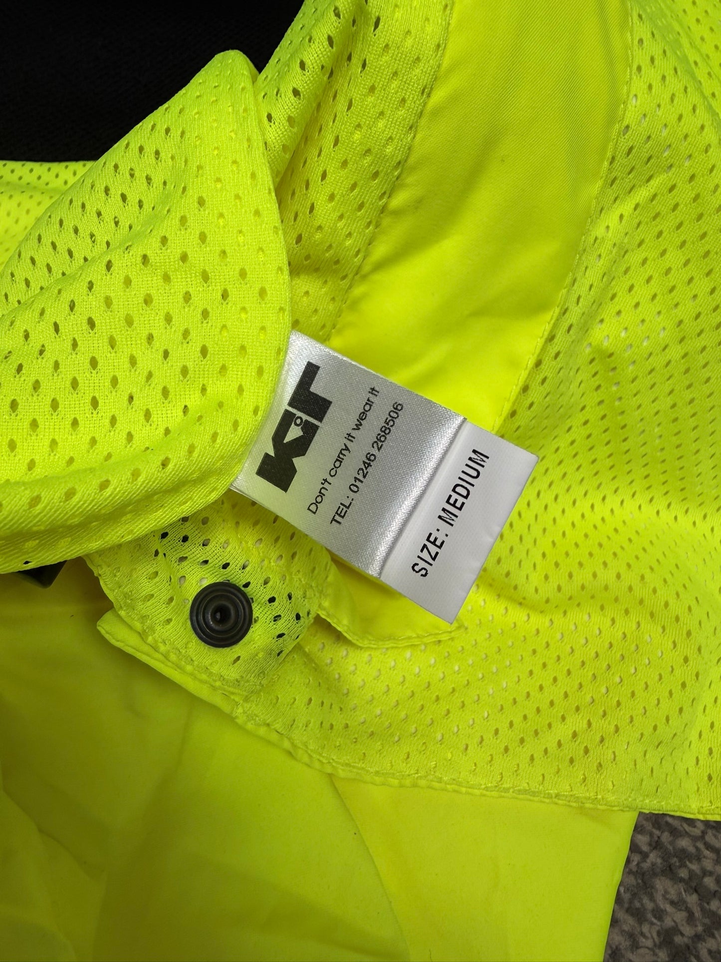Ex Police Hi Vis Cycling Jacket MEDIUM Cyclist Waterproof Coat Security Events